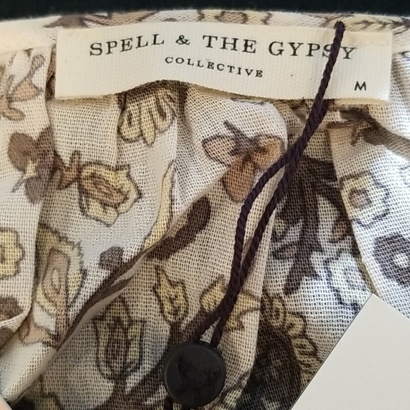 💕SPELL & THE GYPSY💕 Journey Boho Dress ~ Ash Medium M NWT - Picture 13 of 16